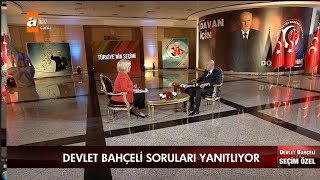 Devlet BAHÇELİ ATV, A Haber, A News ve A Haber Radyo ortak yayınına katıldı. (20.06.2018)