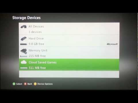 How To Enable And Use XBOX 360 Cloud Storage How To Enable And Use XBOX 360 Cloud Storage