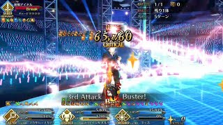 【FGO】　ワルツコラボ難易度　Five Star Idol　ヒロインXオルタ6ターン。