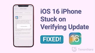 [FIXED!] iOS 16/17 iPhone Stuck on Verifying Update