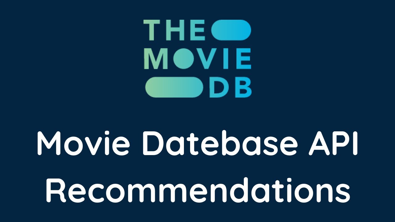 The Movie Database Api Recommendations Tutorial Youtube