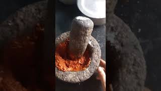 traditional old recipe  yellipaya karam(యెల్లిపాయ కారం) మా పల్లె రుచులు