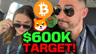 $600k Bitcoin TARGET (PEPE Coin and SHIBA INU Bull Market Predictions!)