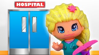 ¡Rapunzel atiende de  urgencia en el NUEVO HOSPITAL! | Pinypon City #7