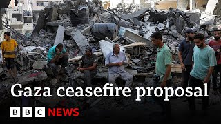 Hamas seeks 'complete halt' to war in Gaza proposal response | BBC News