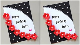 DIY Birthday card ideas very easy / Beautiful handmade Birthday greeting card for best Friend