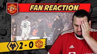 ANGRY RANT 🤬 Bruno Fernandes Red Card BOTTLE JOBS! Wolves 2-0 Man Utd GOALS United Fan REACTION