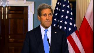 Secretary Kerry Delivers Remarks With Polish Foreign Minister Schetyna