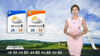 [날씨] 주말도 전국 33도 안팎…주 후반 누그러져