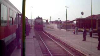 HSH trains in Rrogozhine station Albania