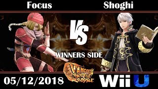 VBR Smash 4 Singles: Pools - Focus (Sheik) vs Shoghi (Robin)