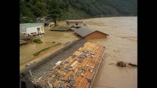 【令和2年7月豪雨】坂本町　球磨川出水時の建物冠水の様子⑫（200704）