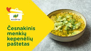 Česnakinis menkių kepenėlių paštetas 👩‍🍳 RECEPTAS 👨‍🍳