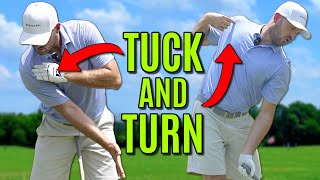 The Tuck + Turn Shoulder Drill | Fix Your Driver Pulls + Left Misses In Minutes!