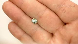 Unheated Light Green Montana Sapphire Cushion | 1.33cts | #12-842