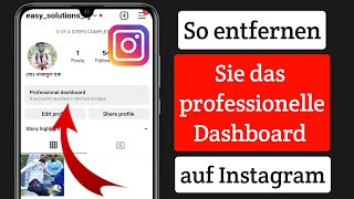 Neu ! So entfernen Sie das professionelle Dashboard auf Instagram (2023) ||