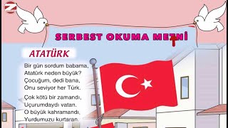 Atatürk ile ilgili şiirler Kısa 1.Sınıflar için sesli video