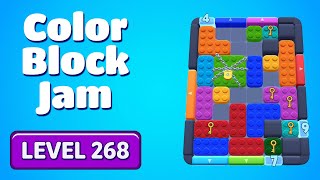 Color Block Jam Level 268 | Every Puzzle Solved! 🎯