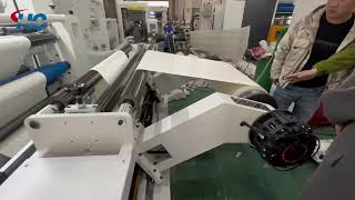 HFQA-1600W Slitter rewinder for laminate cup paper