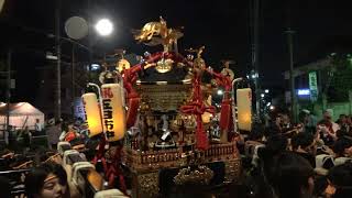 20170928阿伎留神社祭礼 六角神輿　渡御