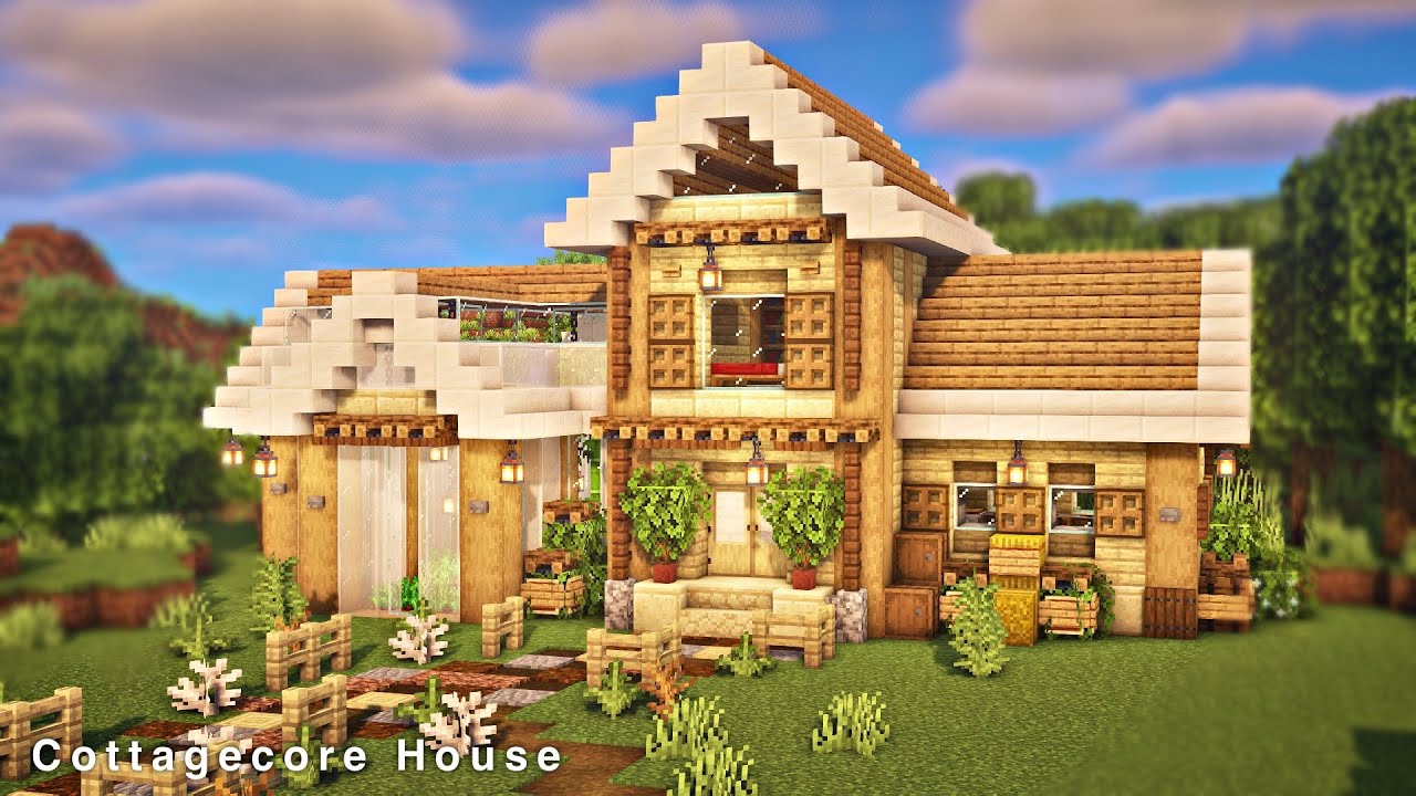 Aesthetic Cottagecore Minecraft House Tutorial Hampel Bloggen My Xxx