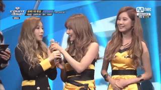 [1080p] 141002 Girls' Generation - TTS - Interview @ M! Countdown