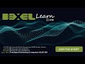 BEXEL Learn Live - Day 04 - Intelligent Scheduling & Integrated 4D/5D BIM