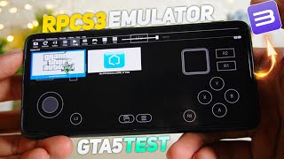 🤯 RPCS3 Setup On Android - GTA5 Gameplay Test On Best PS3 Emulator On Android 🔥