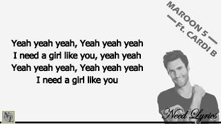 Girls Like You Maroon 5 (Lyrics)
