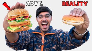 Food in TV Ad VS in Reality | कैसे कंपनी वाले आपको पागल बनाते हैं? Shocking Results