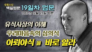 [날짜별 백일법문] 19일차 법문  \