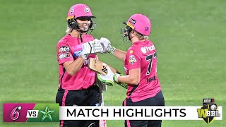 Healy guides Sixers to wet win over Stars in WBBL opener | WBBL|07