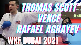 Thomas Scott (USA) vence Rafael Aghayev (AZB) World Champioship WKF | Dubai 2021