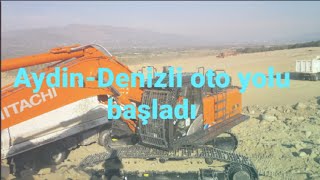 Hitachi 490 lch, Aydın, denizli oto yol çalışması