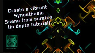 Create Vibrant Synesthesia Audio-Visual Scene from Scratch