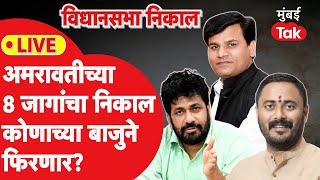 Amravati Assembly Election Result 2024: 8 जागांचा निकाल कोणाच्या बाजूने फिरतंय? | MVA | Mahayuti