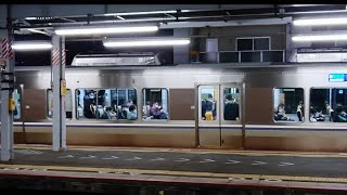 JR西日本 225系100番台 3次車 I編成 8両新快速 野洲行き 南草津駅 20220325