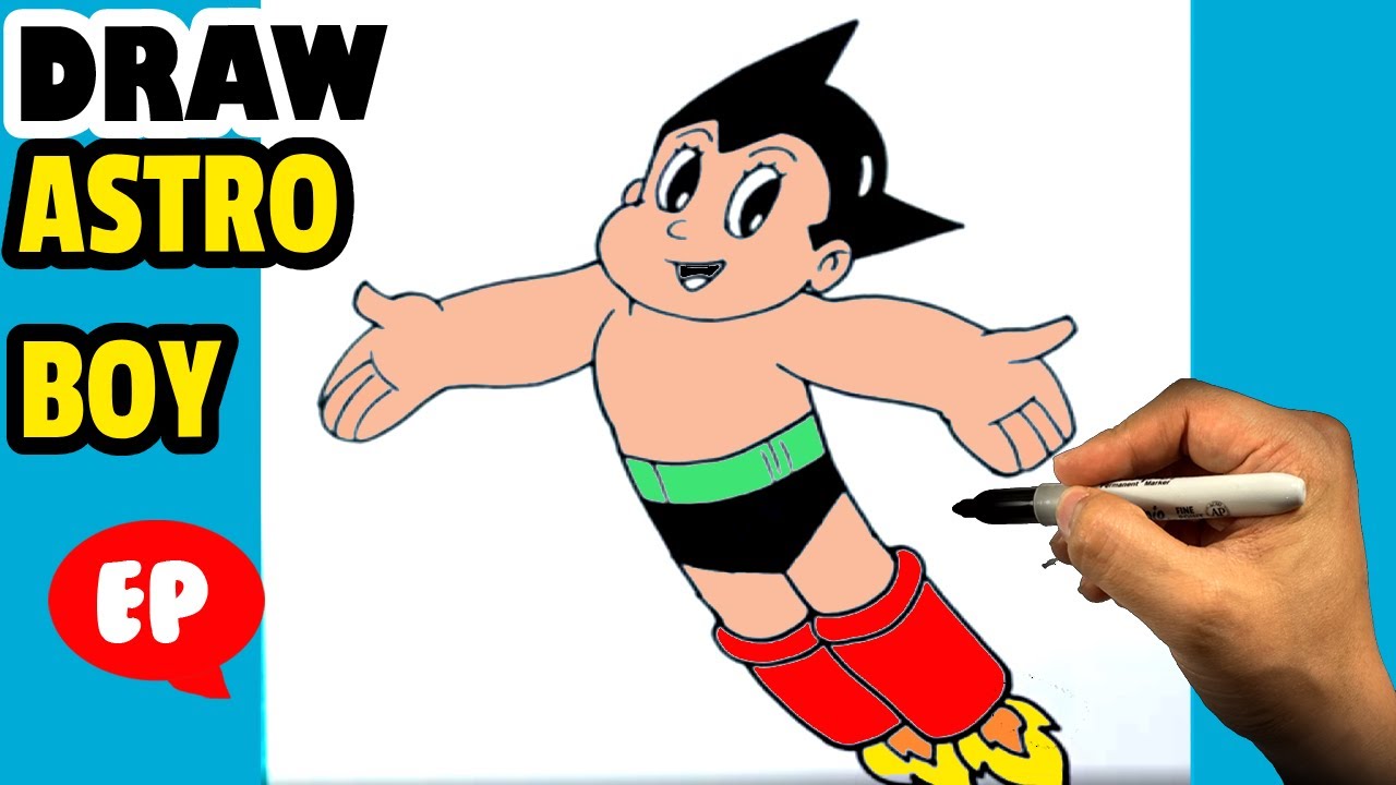 How To Draw Astro Boy Youtube