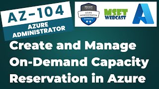 33. Create and Manage Capacity Reservation in Azure | Step-by-Step Tutorial