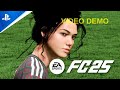 🛑 DEMO 🛑EA SPORTS FC 25 CUTE FEMALE CHARACTER CREATION mexican player