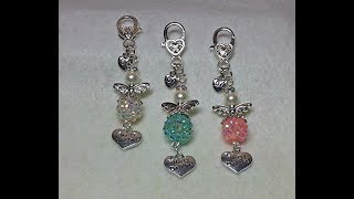 DIY~Adorable Angel Purse Charms For Christmas Or RAK Gift!