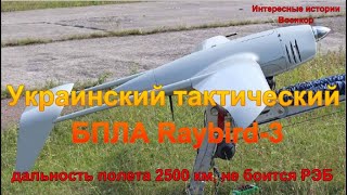 Украинский тактический БПЛА Raybird-3. Дальность полета 2500 км, не боится РЭБ