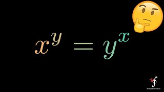 x^y=y^x and its Amazing Solutions.