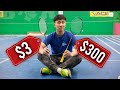 $3 vs $300 Badminton Racket