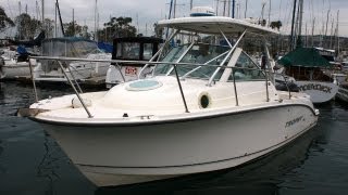 Trophy 2502 Walk Around Video Boat @ SMY (949) 842-2344