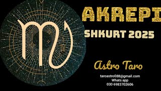 💥#AKREPI♏️#SHKURT 2025# Nje muaj plot mundesi te reja.Permiresim ekonomik.❤️Njohje,takime❤️