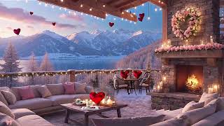 24/7 BEAUTIFUL VALENTINE'S DAY🌹FIREPLACE AMBIENCE 💗❄️