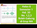 Kelas 8 Semester 1 Hal. 30 No. 1,2,3