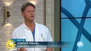 Så utför du bäst hjärt- och lungräddning - Nyhetsmorgon (TV4)