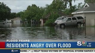 Residents angry over flood